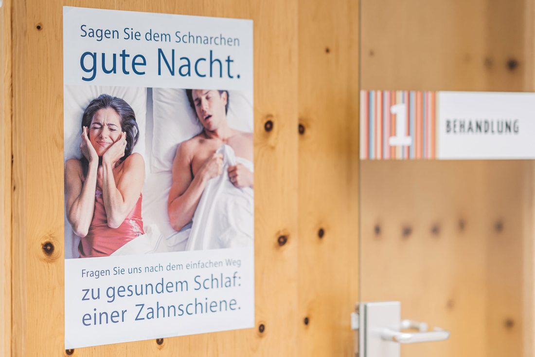 Beratung zu Schlafmedizin und Schiene
